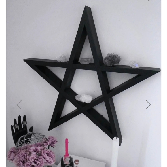 KILLSTAR Pentagram Shelf & Wall Decor